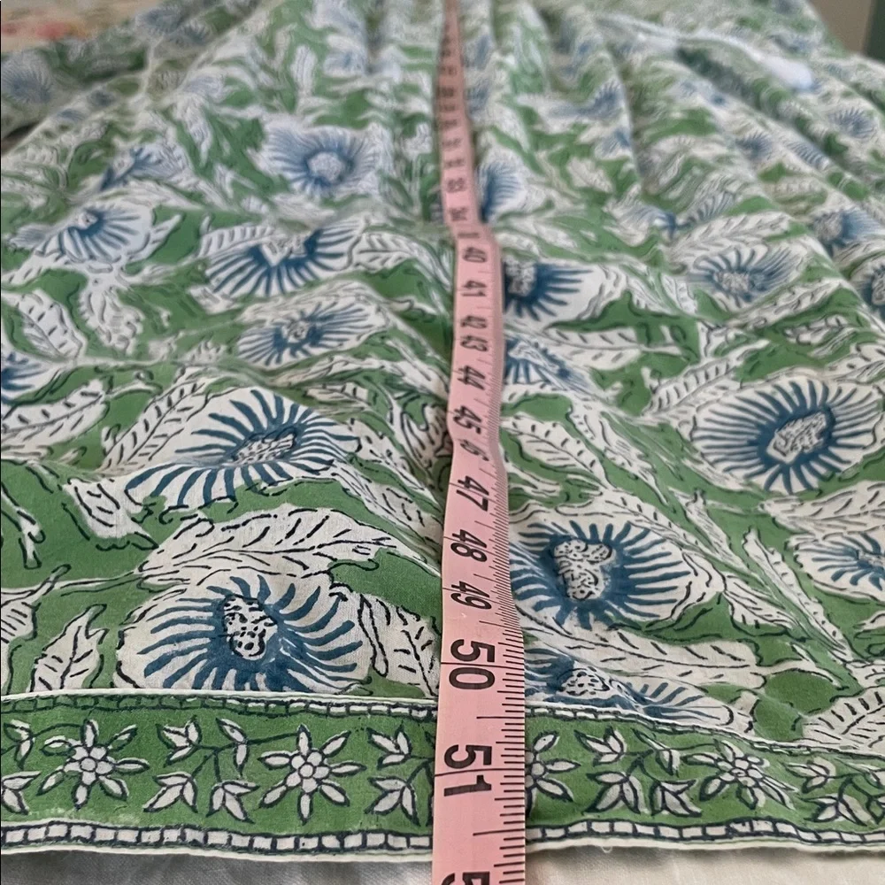 KARNI Floral Green and Blue Maxi Dress - Picture 7 of 11